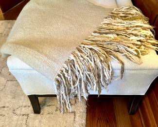 100% woolen throw blanket - $400