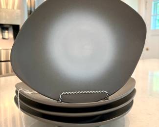 Set of 4 Fortessa Cloud Terra Plates - SOLD