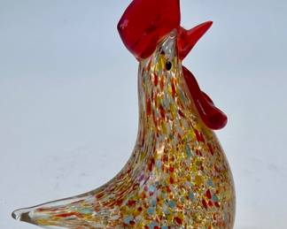 Millifiori Art Glass Chicken