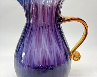 Blenko Art Glass Pitcher