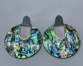 Kendra Scott Abalone Earrings 2.75in L