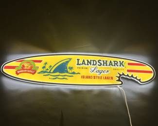 Lighted Bar Sign for Landshark Island Style Lager
