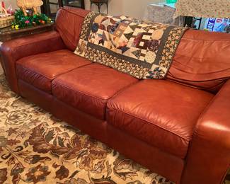 Comfy Leather Sofa