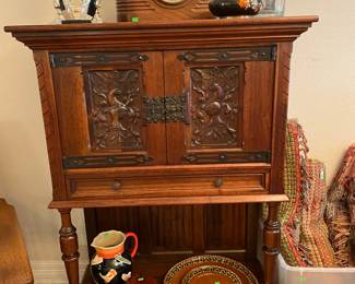 MCM Carved Bar Chest