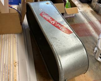 Red Stripe beer trough