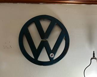Vintage VW sign metal 