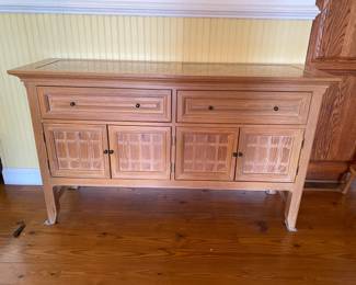 THOMASVILLE American Revival Sideboard with Granite Inset Tops