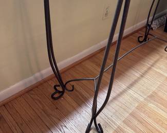 Glass Top Console Table, Sofa Table, Entry Table
