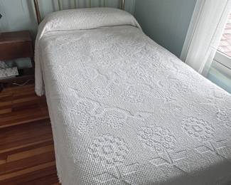 Twin brass bed 