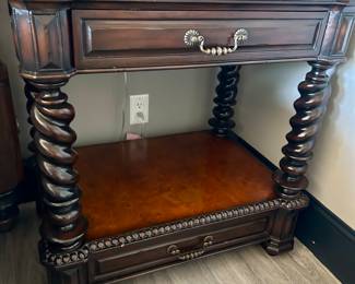 Pair of matching Maitland Smith nightstands