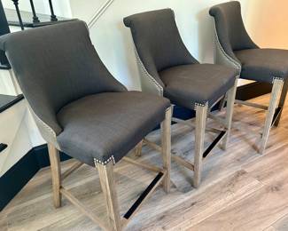 3 counter height barstools