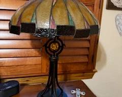 Stain glass lamps, 