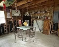 Metal patio table and chairs