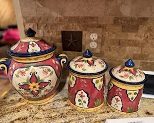 Pier 1 Cannister Set