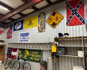 Flags, signs