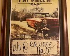 Pat Green @ Gruene Hall Memorabilia