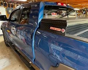 Tool box, sprayin liner