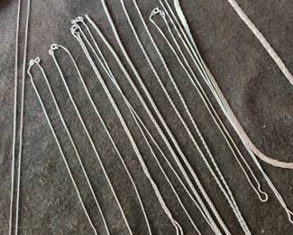 Sterling Silver Chains 