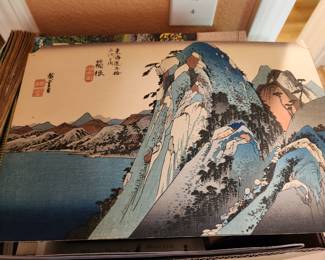 Hiroshige Hokone Face on the Lake 