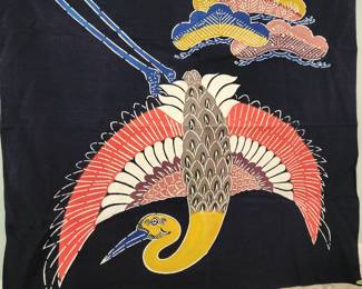 Japanese Tsutsugaki Indigo