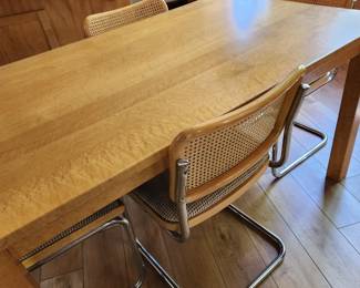 Dining Table and Four Modern Chairs