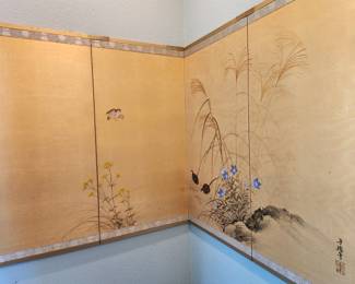 4 Panel Japanese Screen