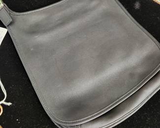 Coach Black Leather Bag