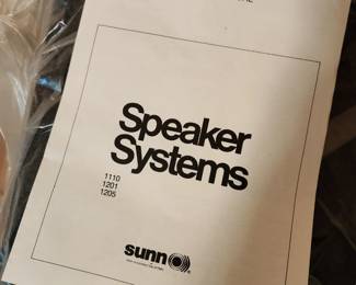 Sunn Speaker System 