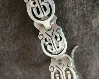 Silver Bracelet - Mexico - Signed 