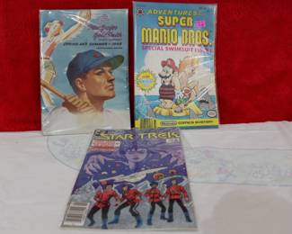 Super Mario Bros Comic March 1991 #2, Star Trek, 1948 McGregor Sports Catalog