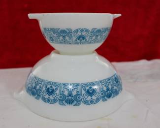 Pyrex horizon blue princess 2 bowl set 441-443