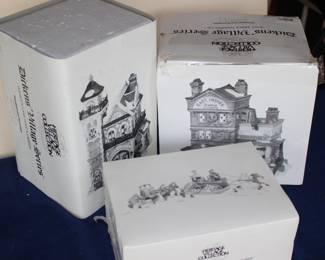 Various boxed houses