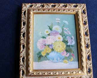 Margaret Rice, framed by Eleanor Burkart Galleries, Peoria 1970s. Four different ones.