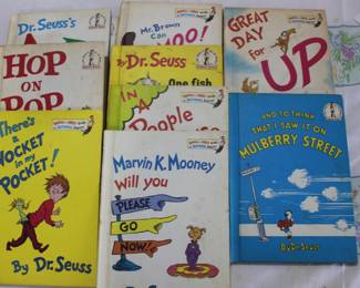 Dr. Seuss books, various titles
