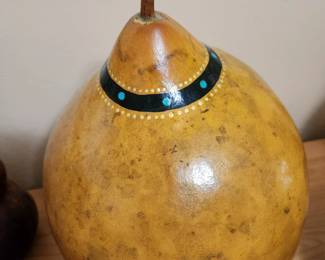 Handpainted Gourd - signed