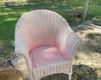 Wicker chair 