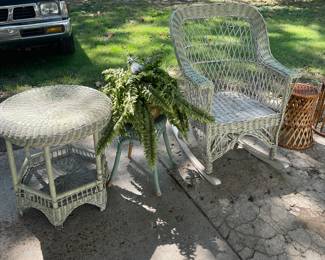 Wicker furniture 