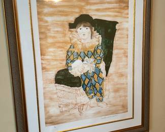 Picasso limited edition print with COA 