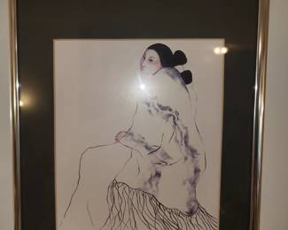 RC Gorman, Santa Fe Woman