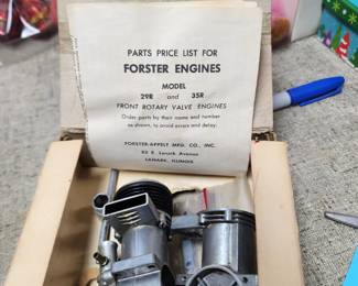 Forester Brothers front rotary valve engines