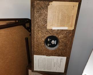 AR Speakers have the original paperwork