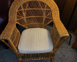 Vintage wicker chair