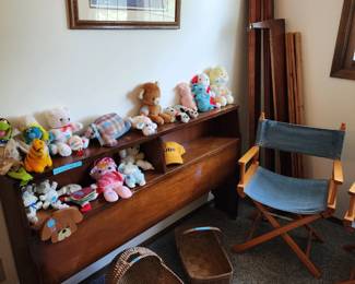 Mid century headboard, footboard and frame