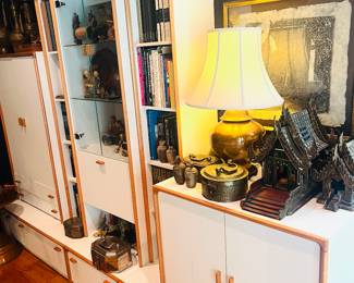 Unique white and wood color shrunk 