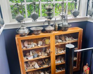 Extensive rock and mineral collection 