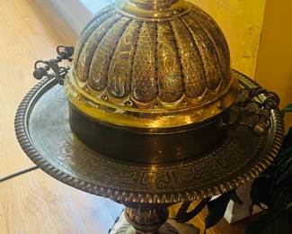 Brass and copper Turkish brazier