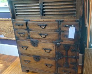 Japanese Tansu Chiba merchant Tansu chest