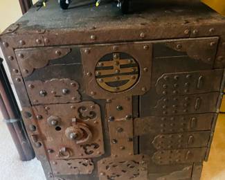 Antique Asian Funa Tansu sea chest