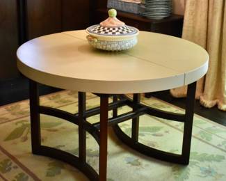 Asian inspired table with leaves by John Stuart Inc.