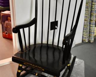 Stenciled rocker